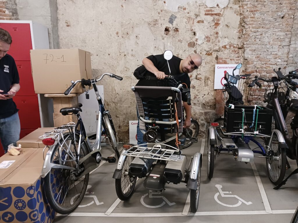 Krappe stallingsplaatsen Zadelstraat Utrecht