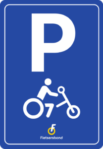 Prototype parkeerbord aangepaste fiets